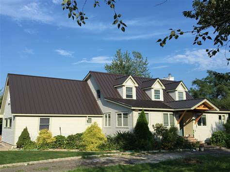 pictures of houses with a bronze metal roof|metal roof colors.